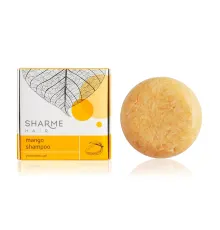 Натуральный твердый шампунь Sharme Hair Mango с маслом манго, увлажняющий, 50 г