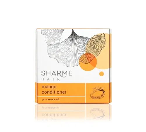 Твёрдый кондиционер Sharme Hair Mango с маслом манго, увлажняющий, 45 г — артикул 02785