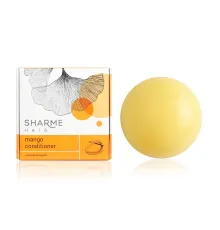 Натуральный твердый кондиционер Sharme Hair Mango с маслом манго, увлажняющий, 45 г