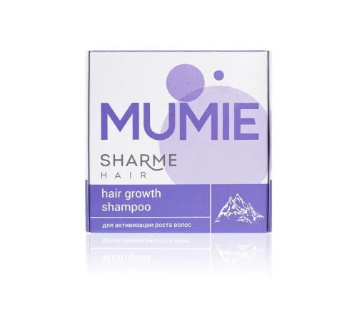 Твёрдый шампунь Sharme Hair Mumie для активизации роста волос, 50 г — артикул 02791