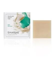 Натуральное твердое мыло ручной работы с молочным ароматом SHARME SOAP, 80 г