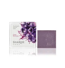 Натуральное твердое мыло ручной работы с ароматом винограда SHARME SOAP, 80 г