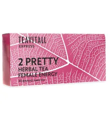 Чайный напиток для женского здоровья TeaVitall Express Pretty 2, 30 фильтр-пакетов