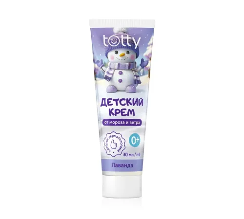 Детский защитный крем TOTTY от мороза и ветра 0+, 30 мл — артикул 03558