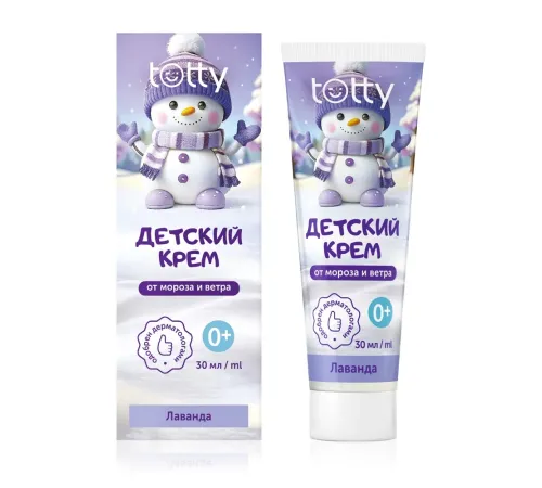 Детский защитный крем TOTTY от мороза и ветра 0+, 30 мл — артикул 03558