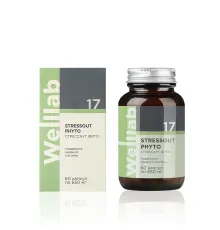 БАД для нервной системы Welllab STRESSOUT PHYTO, 60 капсул