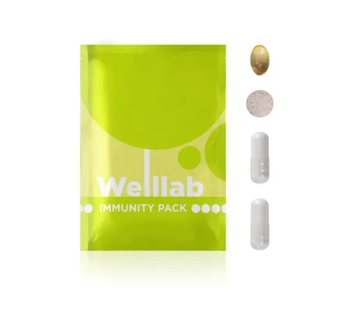 Программа Welllab IMMUNITY PACK, 14 саше на 14 дней — витамин D3 600 МЕ, цинк и селен, артикул 070751