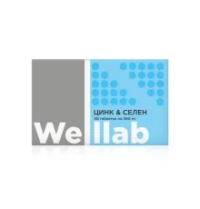 БАД с цинком и селеном Welllab ZINC & SELENIUM, 30 таблеток
