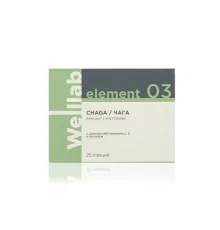 Напиток с чагой для поддержки иммунитета Welllab Element Chaga Immunity Drink, 25 таблеток