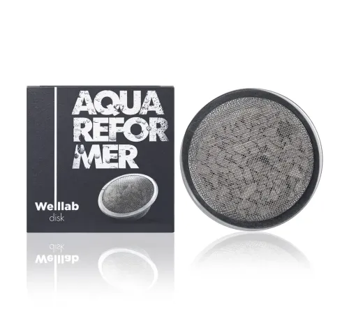 Welllab Aqua Reformer — диск-активатор для воды с цеолитом в стальном контейнере, артикул 00334