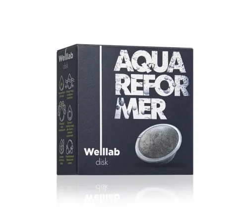 Welllab Aqua Reformer — диск-активатор для воды с цеолитом в стальном контейнере, артикул 00334