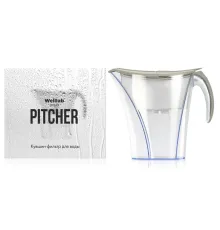 Кувшин-фильтр для воды Welllab Aqua PITCHER, серый