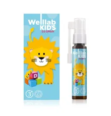 Спрей с витамином D3 WELLLAB KIDS VITAMIN D3, 23,8 мл