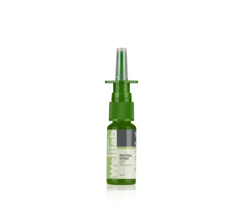 Welllab Liquid REVITAL SPRAY, 20 мл — гигиенический спрей с хитозаном и цинк-серебряным комплексом, артикул 00333