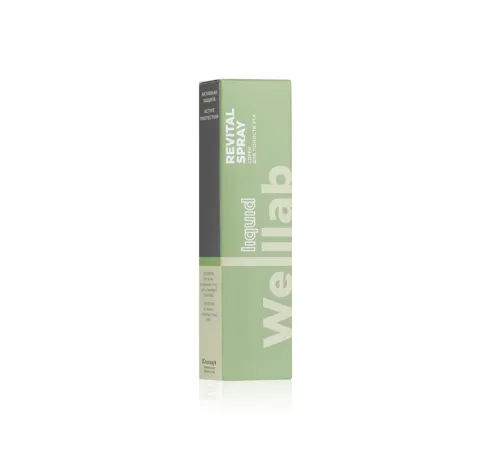 Welllab Liquid REVITAL SPRAY, 20 мл — гигиенический спрей с хитозаном и цинк-серебряным комплексом, артикул 00333